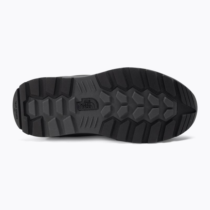 Stivali da neve da donna The North Face Nuptse II Bootie WP nero/grigio asfalto 5