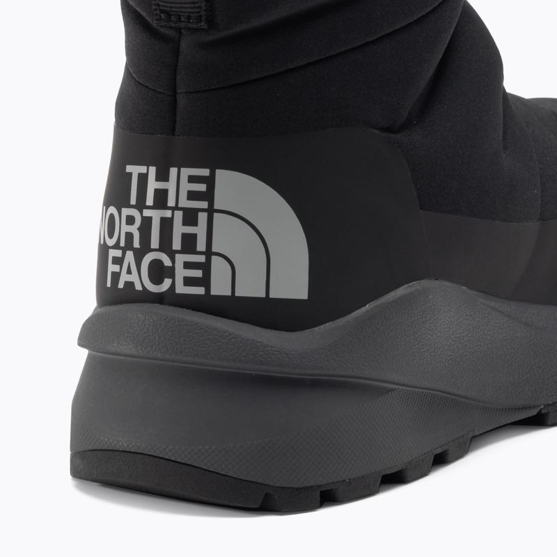 Stivali da neve da donna The North Face Nuptse II Bootie WP nero/grigio asfalto 8