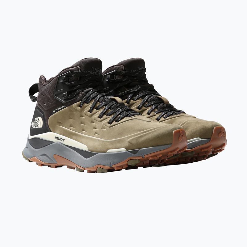 Stivali da trekking da uomo The North Face Vectiv Exploris Mid Futurelight Leather oliva militare/nero 10