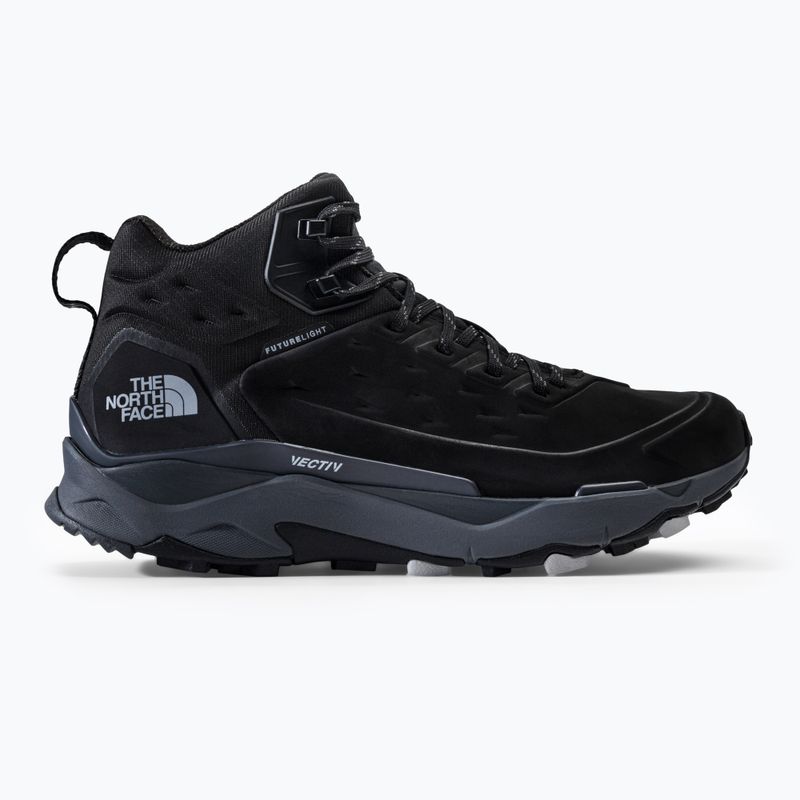 Scarponi da trekking da uomo The North Face Vectiv Exploris Mid Futurelight Leather nero/grigio stagno 2