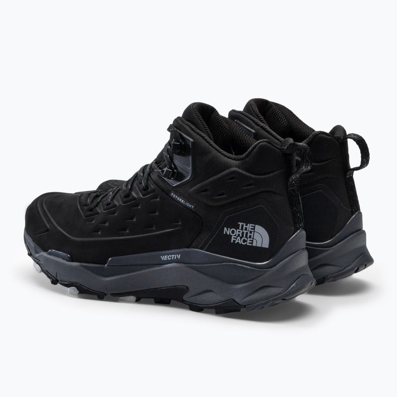 Scarponi da trekking da uomo The North Face Vectiv Exploris Mid Futurelight Leather nero/grigio stagno 3