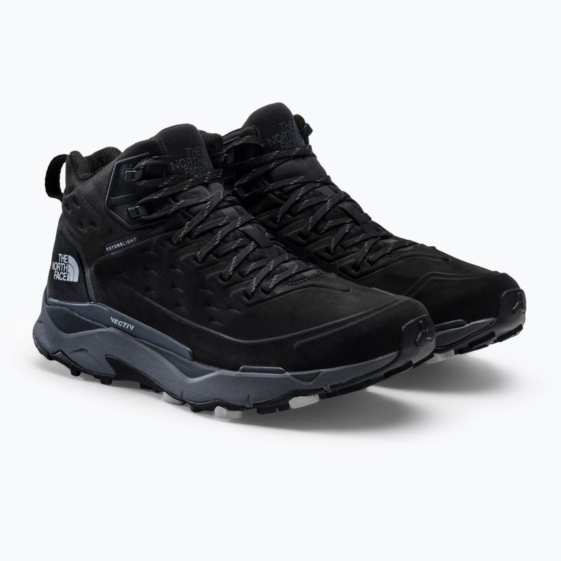 Scarponi da trekking da uomo The North Face Vectiv Exploris Mid Futurelight Leather nero/grigio stagno 5