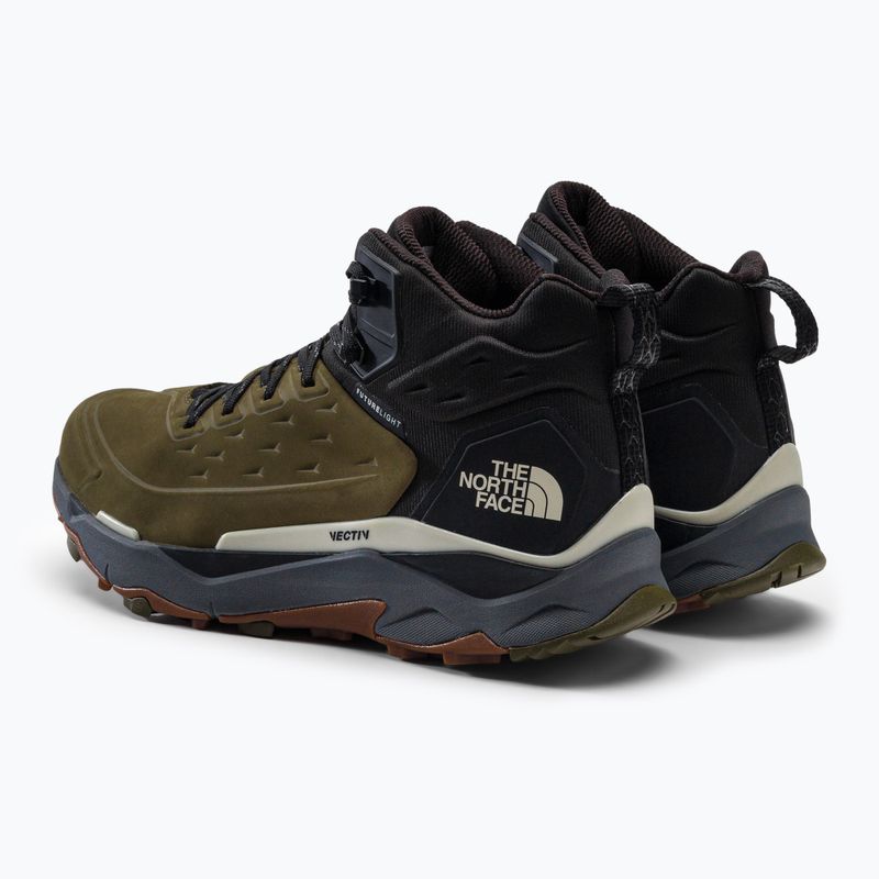 Stivali da trekking da uomo The North Face Vectiv Exploris Mid Futurelight Leather oliva militare/nero 3