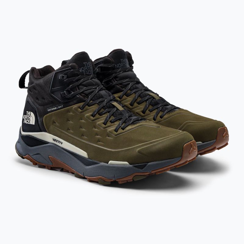 Stivali da trekking da uomo The North Face Vectiv Exploris Mid Futurelight Leather oliva militare/nero 5