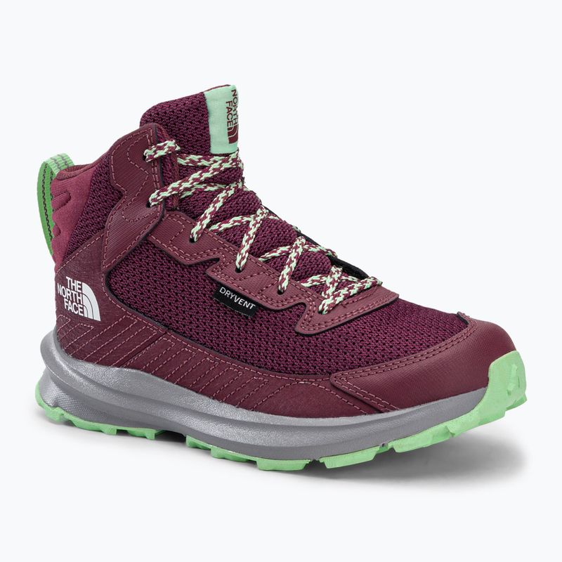 Scarponcini da trekking per bambini The North Face Fastpack Hiker Mid WP rosso violetto/zenzero selvatico