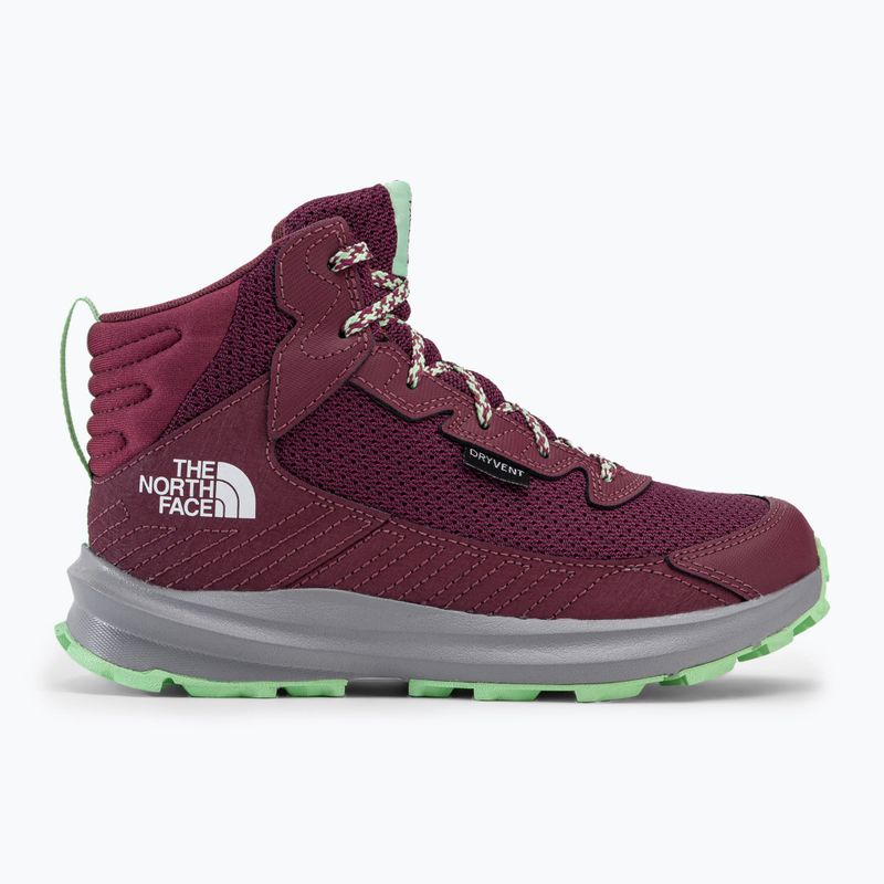 Scarponcini da trekking per bambini The North Face Fastpack Hiker Mid WP rosso violetto/zenzero selvatico 2