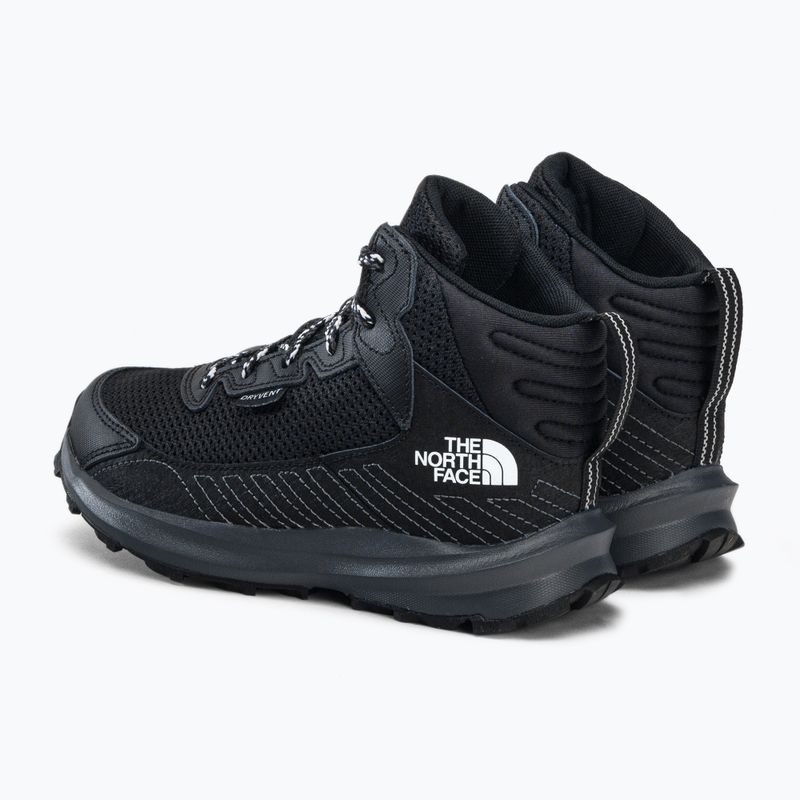 Stivali da trekking The North Face Fastpack Hiker Mid WP per bambini nero/nero 3