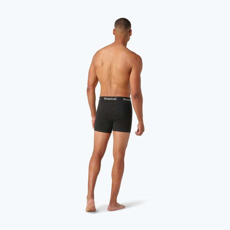 Boxer termici Smartwool Brief Boxed da uomo, nero 6