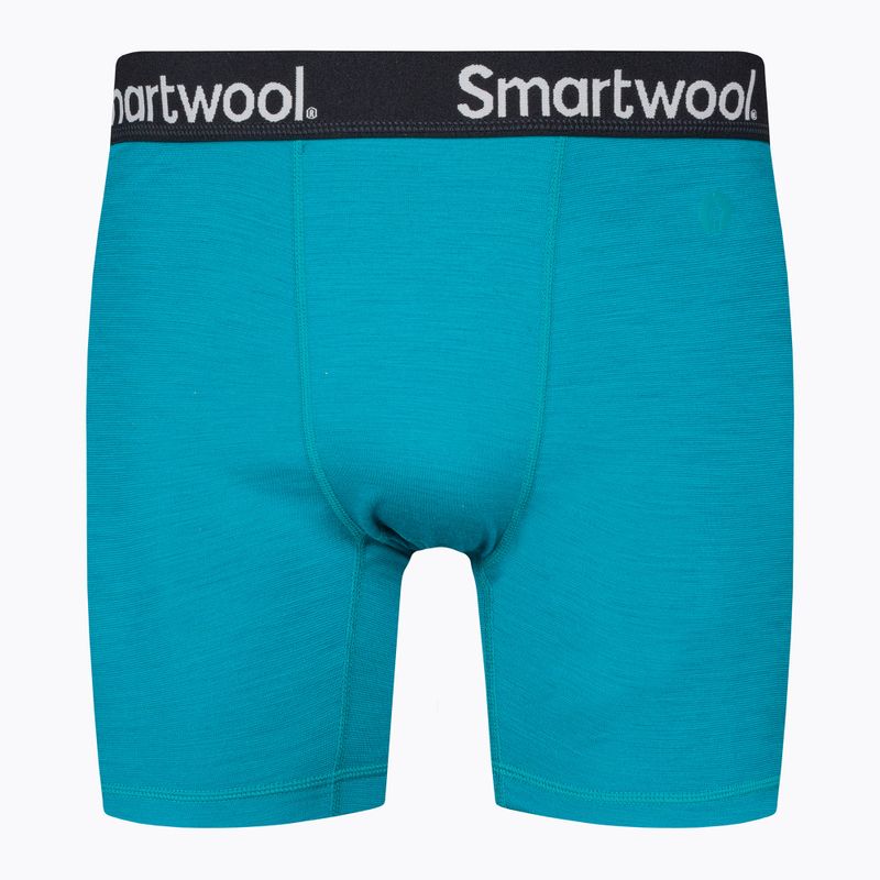 Boxer termici da uomo Smartwool Brief Boxed deep lake