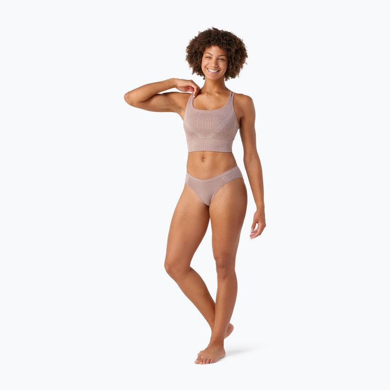 Reggiseno termico Smartwool Intraknit Strappy sandstone 2