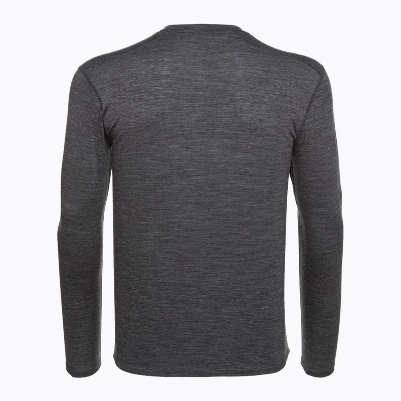 Smartwool Classic All-Season Merino Baselayer da uomo in scatola iron heather thermal longsleeve 4