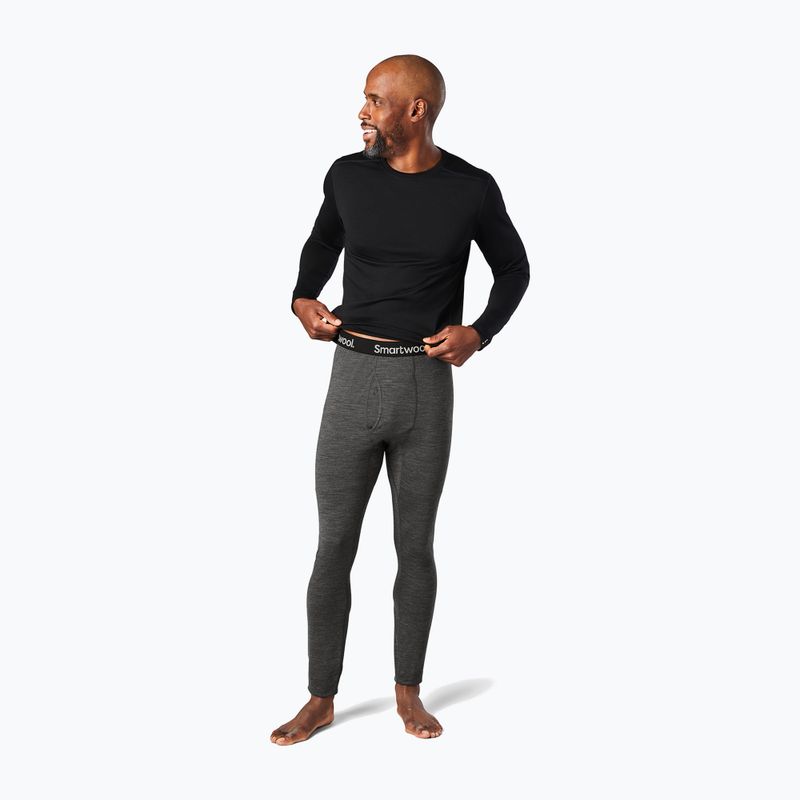 Pantaloni termici da uomo Smartwool Merino Baselayer Bottom Boxed iron heather 2