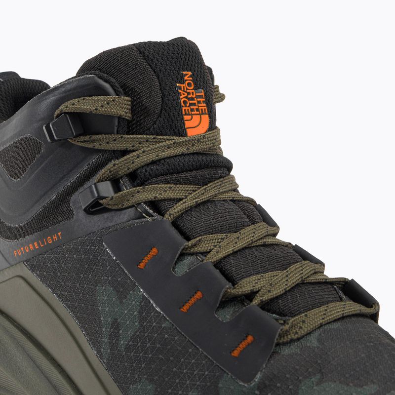 Stivali da trekking da uomo The North Face Vectiv Exploris 2 Mid Futurelight nuovo taupe verde stampa mimetica 7