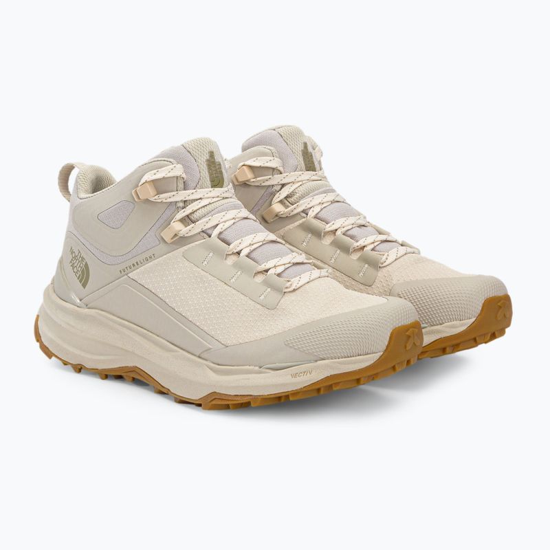 Stivali da trekking da donna The North Face Vectiv Exploris 2 Mid Futurelight sandsone/gardenia bianco 4