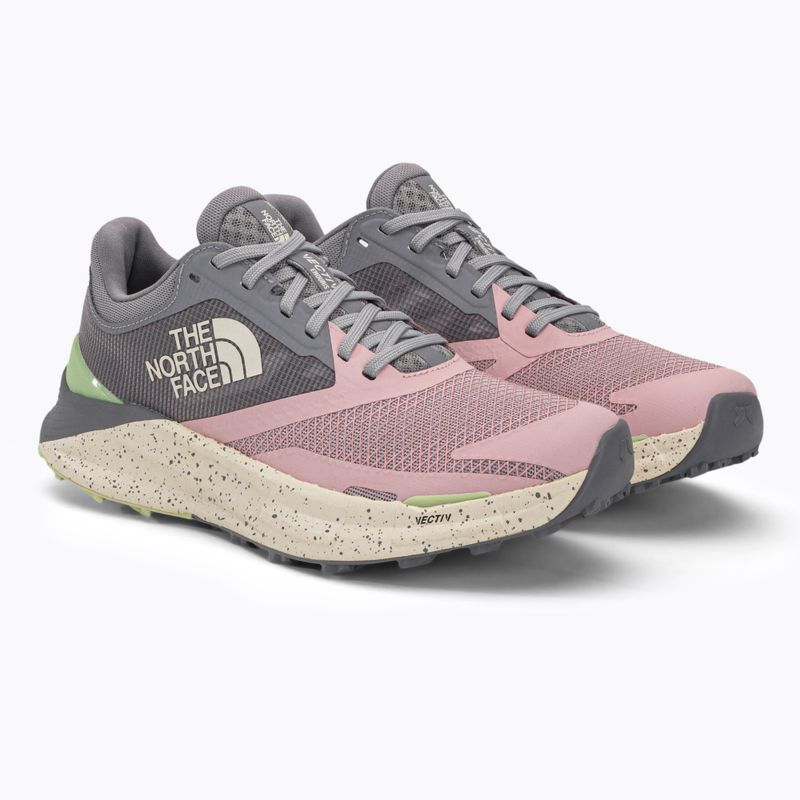 Scarpe da corsa da donna The North Face Vectiv Enduris 3 rosa scuro/grigio scuro 4