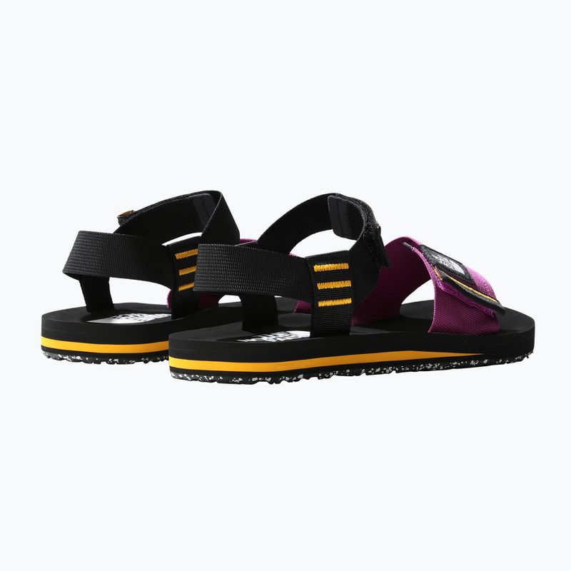 Sandali da trekking da donna The North Face Skeena Sandal nero/viola fiore di cactus 12