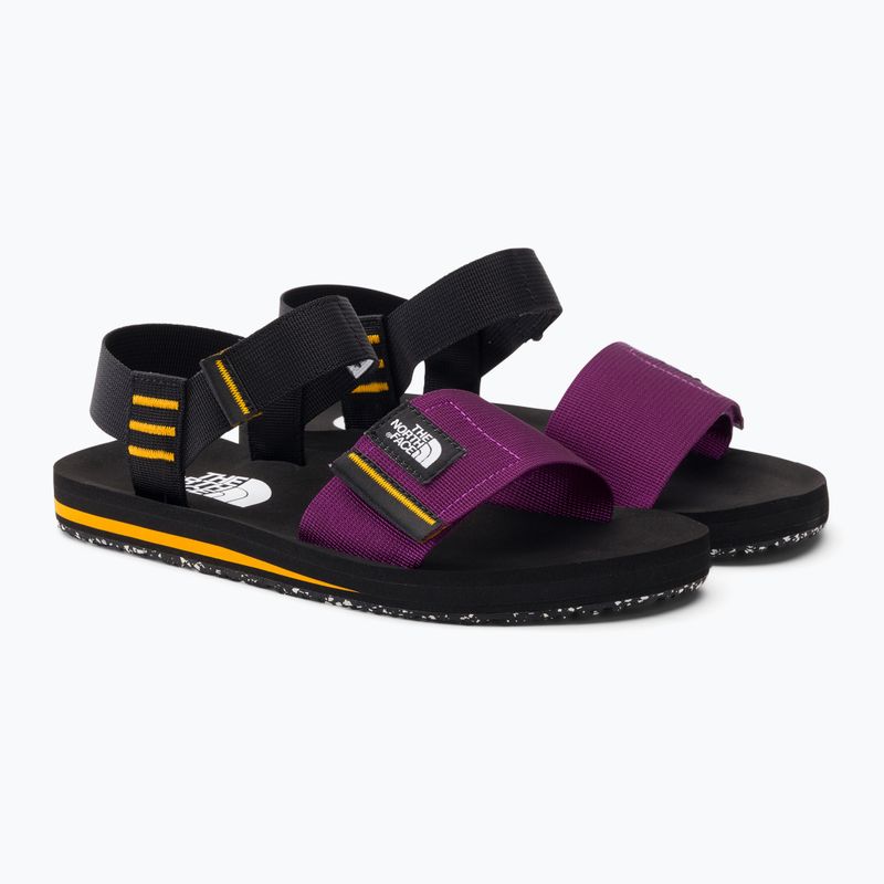 Sandali da trekking da donna The North Face Skeena Sandal nero/viola fiore di cactus 4