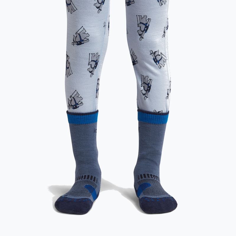 Calze per bambini Icebreaker Merino Hike+ Light Crew dawn/midnight navy/lazuri 3
