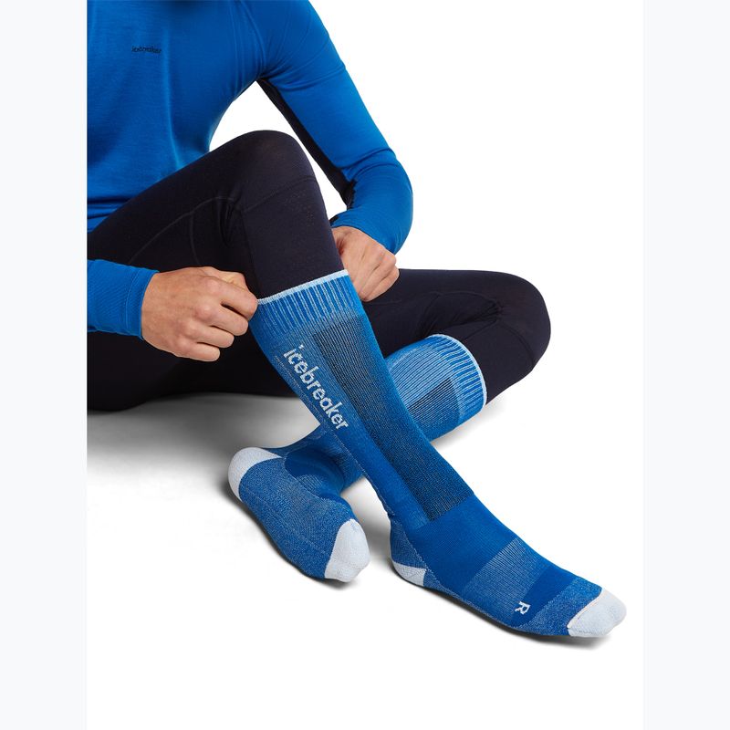 Calze da sci da uomo Icebreaker Merino Ski+ lazuri/snow/midnavy 4