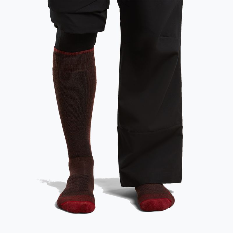 Calze da sci da uomo icebreaker Merino Ski+ Medium OTC bittersweet/port/black 3