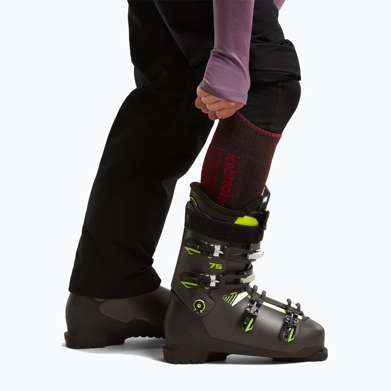Calze da sci da uomo icebreaker Merino Ski+ Medium OTC bittersweet/port/black 5