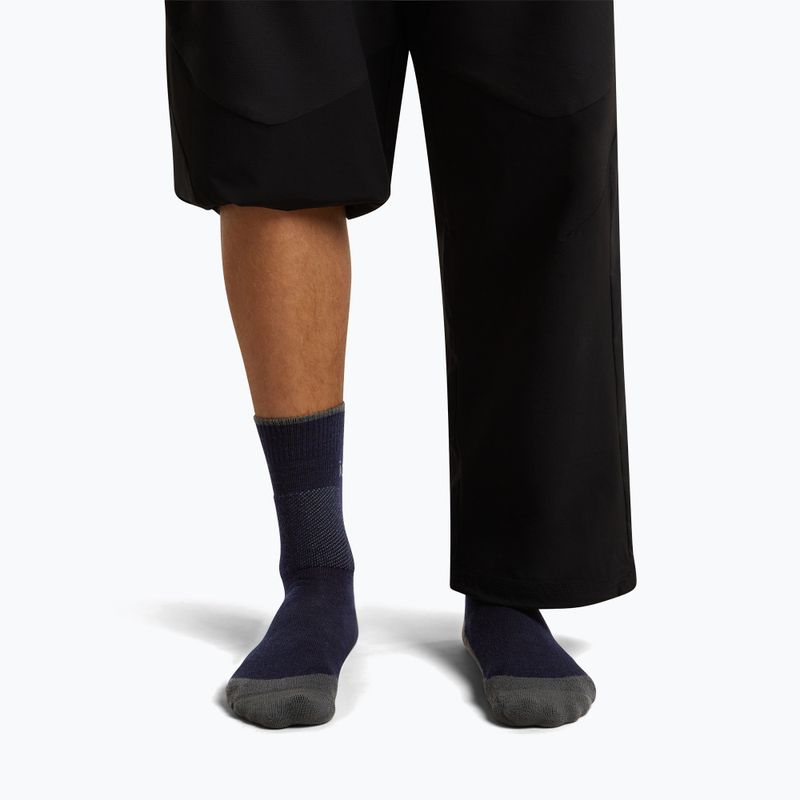 Calze da uomo Icebreaker Merino Hike+ Medium Crew midnight navy/obsidian 3