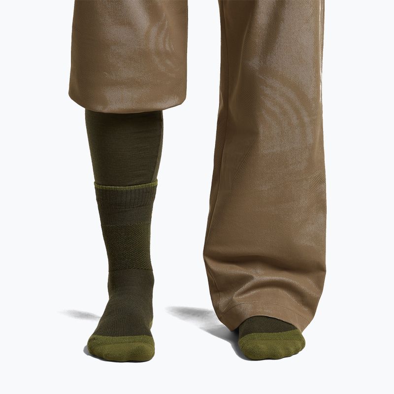 Calze da uomo Icebreaker Merino Hike+ Medium Crew dark loden/sphagnum 3