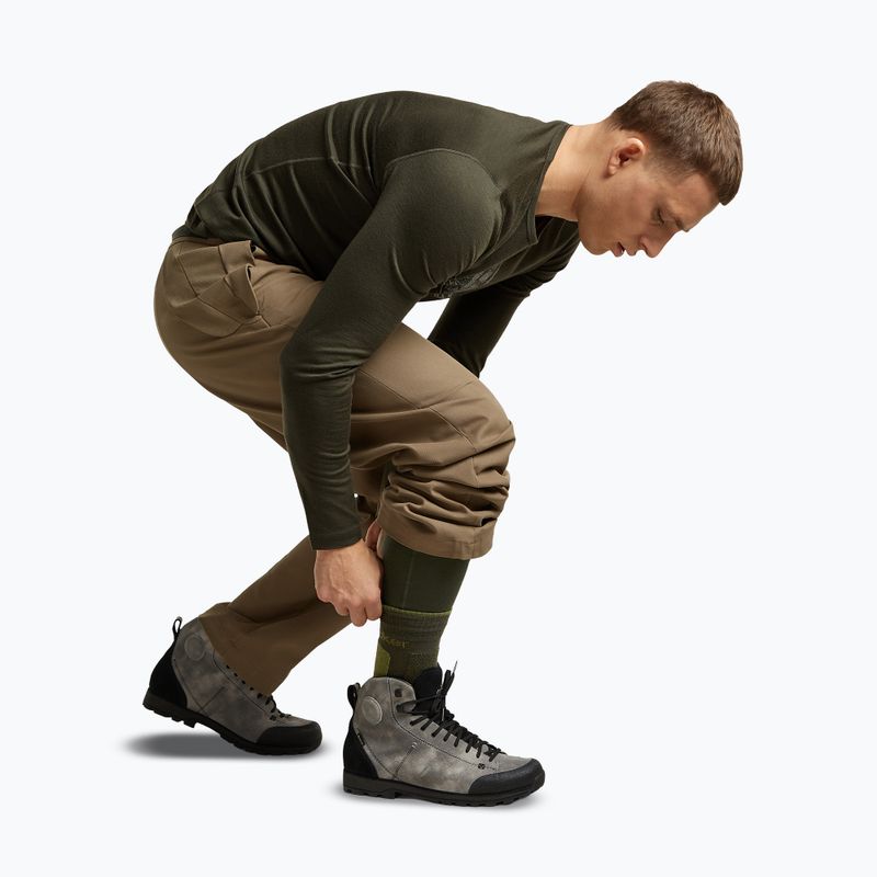 Calze da uomo Icebreaker Merino Hike+ Medium Crew dark loden/sphagnum 5