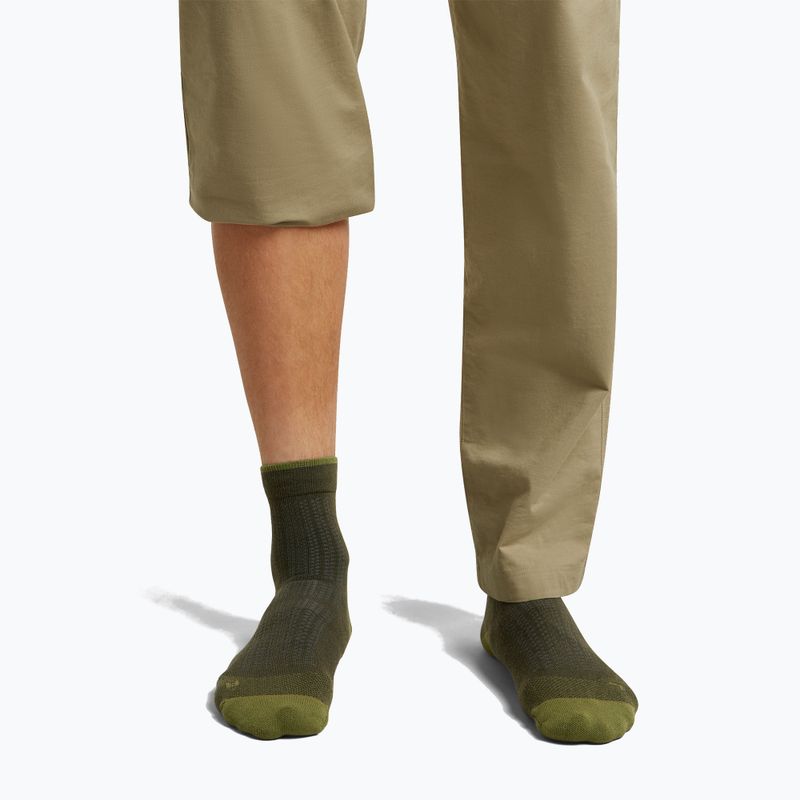 Calze da uomo Icebreaker Merino Hike+ Ultralight Quarter dark loden/sphagnum 3