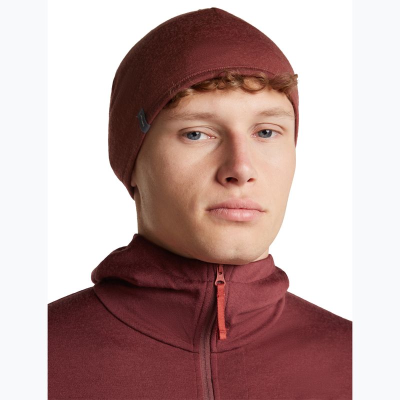 Cappello icebreaker Merino 200 Oasis Reversible Beanie agate/port 7