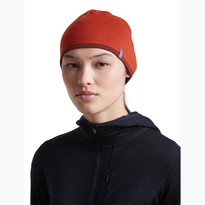 Cappello icebreaker Merino 200 Oasis Reversible Beanie agate/port 12