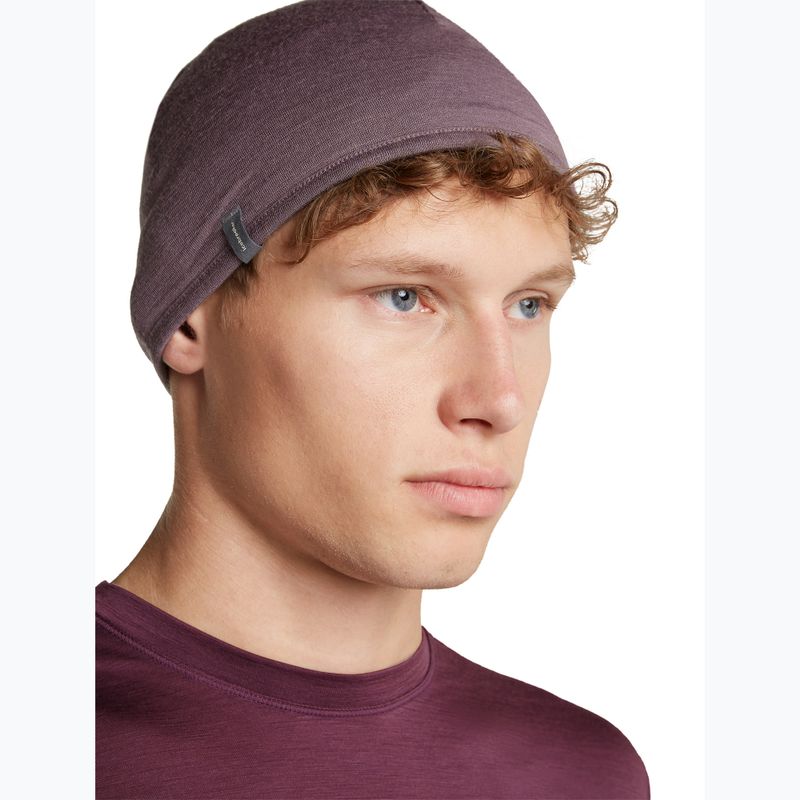 Cappello icebreaker Merino 200 Oasis Reversible Beanie berry/grey plum 8