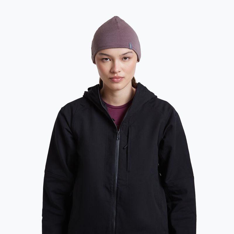 Cappello icebreaker Merino 200 Oasis Reversible Beanie berry/grey plum 10