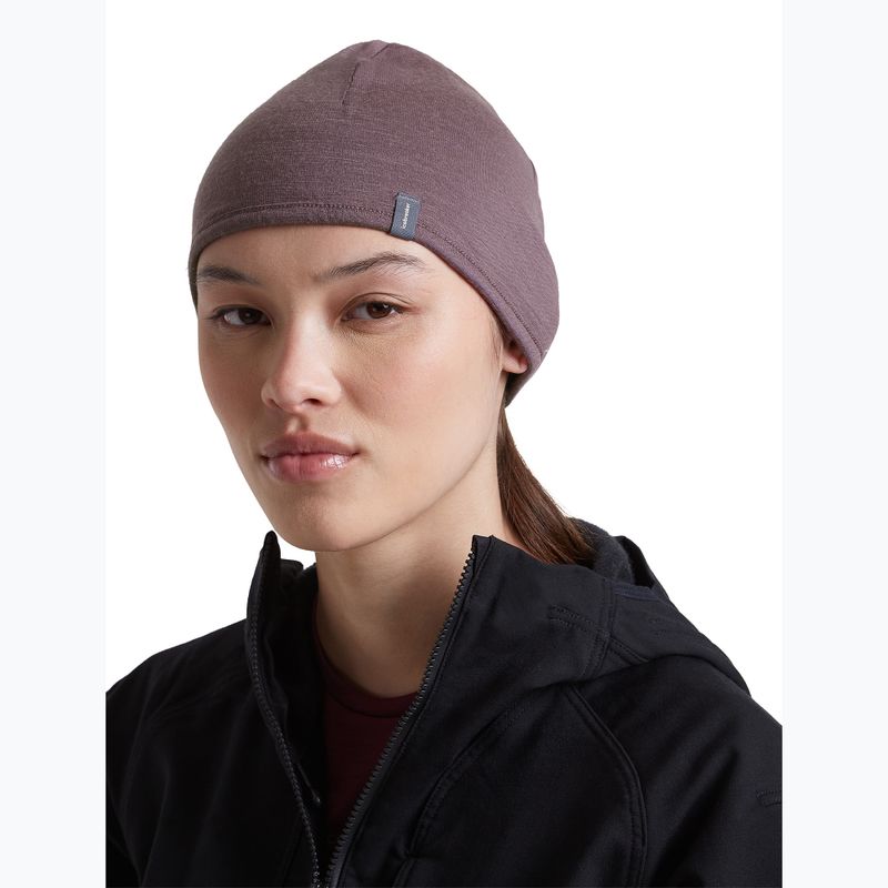 Cappello icebreaker Merino 200 Oasis Reversible Beanie berry/grey plum 12