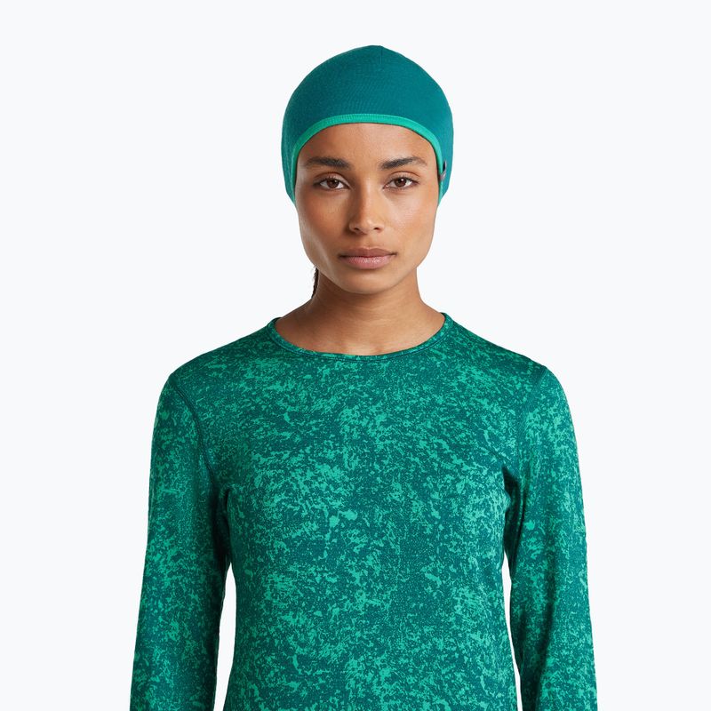 Cappello icebreaker Merino 200 Oasis Reversible Beanie tidal teal/fresh 9