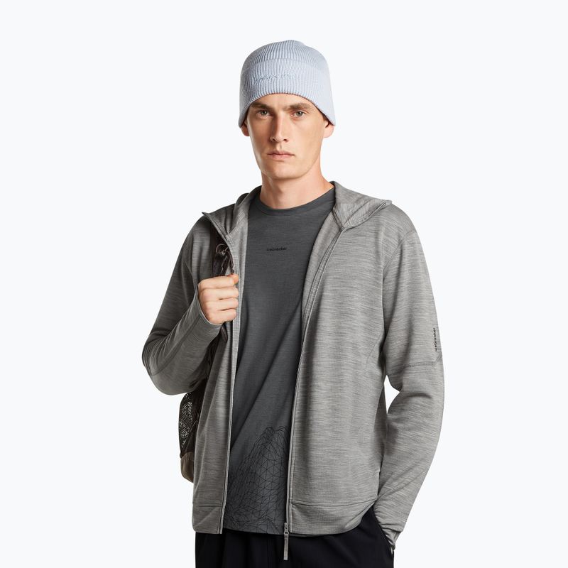 Cappello invernale icebreaker Merino All Day Toque Beanie zinc blue 2