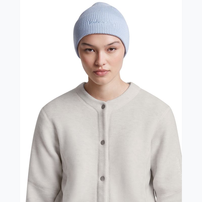 Cappello invernale icebreaker Merino All Day Toque Beanie zinc blue 6