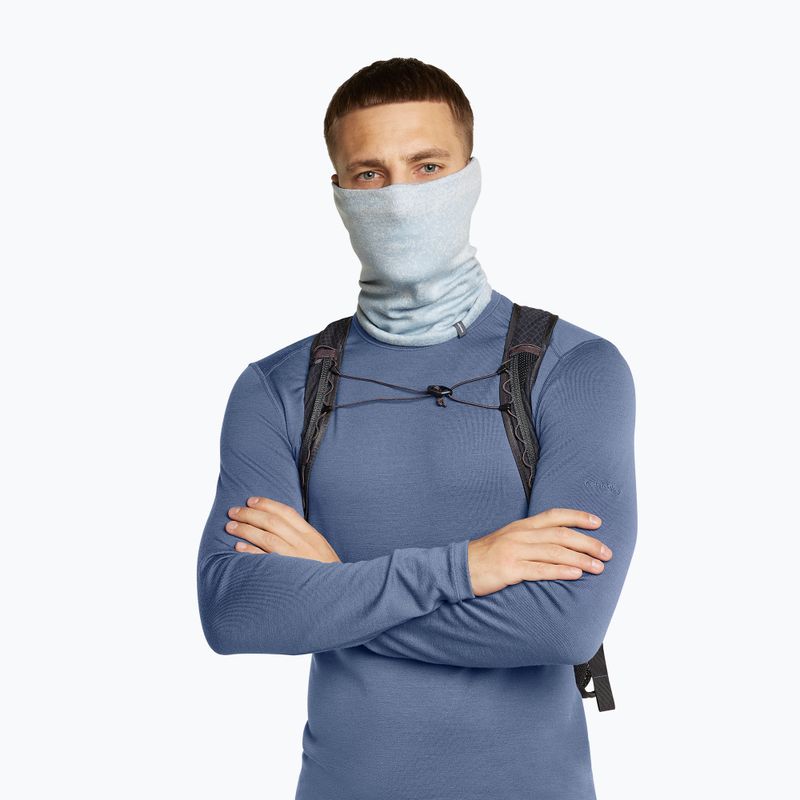 Scaldacollo icebreaker Merino 260 Oasis Vertex Reversible Chute Chillwave snow/zinc blue 3