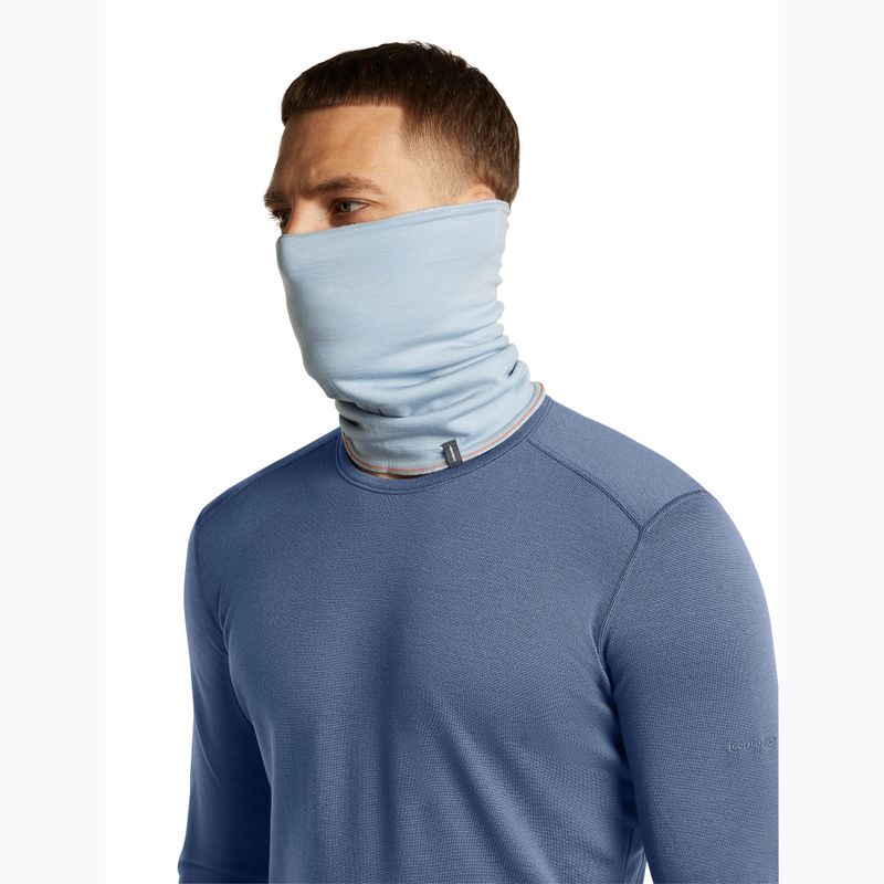 Scaldacollo icebreaker Merino 260 Oasis Vertex Reversible Chute Chillwave snow/zinc blue 4