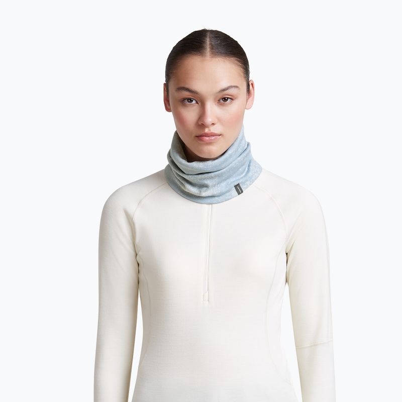 Scaldacollo icebreaker Merino 260 Oasis Vertex Reversible Chute Chillwave snow/zinc blue 5