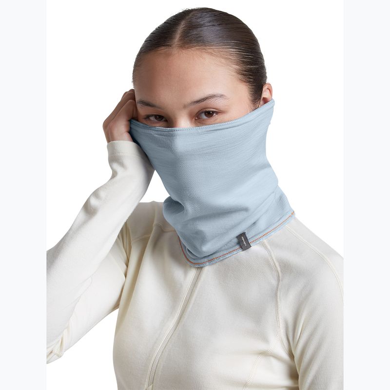 Scaldacollo icebreaker Merino 260 Oasis Vertex Reversible Chute Chillwave snow/zinc blue 7