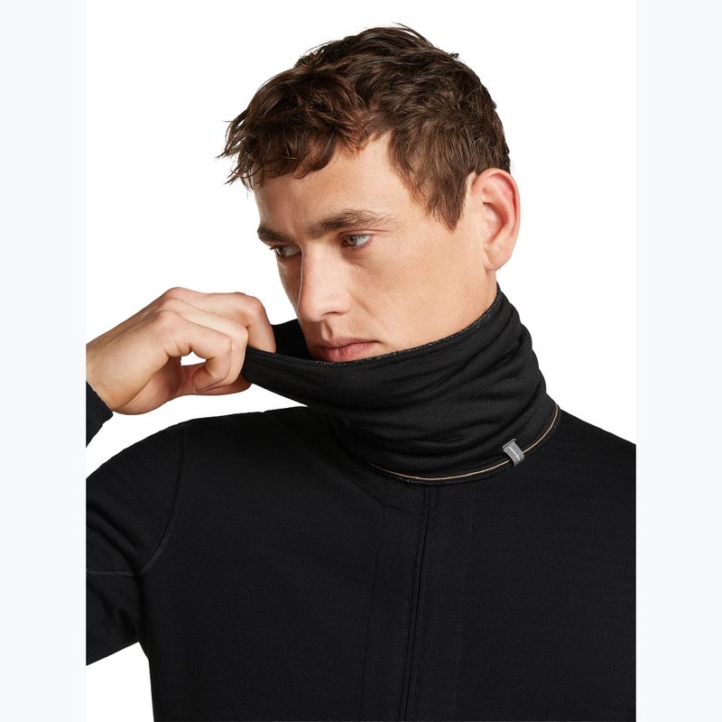 Scaldacollo icebreaker Merino 260 Oasis Vertex Reversible Chute Chillwave black/obsidian 4