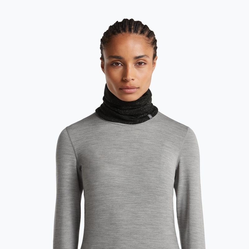 Scaldacollo icebreaker Merino 260 Oasis Vertex Reversible Chute Chillwave black/obsidian 5