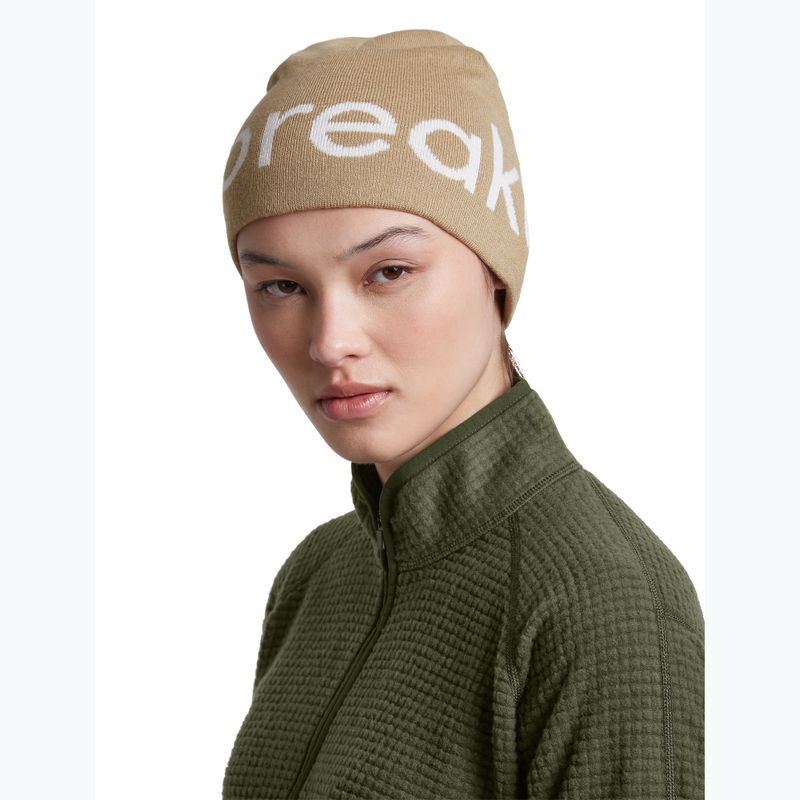 Cappello invernale icebreaker Merino Icebreaker Beanie cumin/ecru heather 7