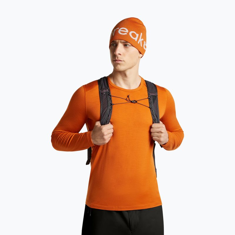 Cappello invernale icebreaker Merino Icebreaker Beanie spice/ecru heather 2