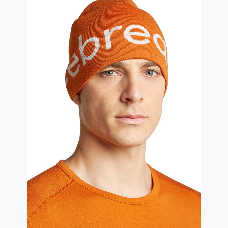 Cappello invernale icebreaker Merino Icebreaker Beanie spice/ecru heather 4