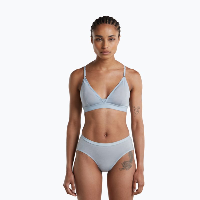 Reggiseno termico icebreaker Merino 150 Siren Bra Inserts zinc blue 2