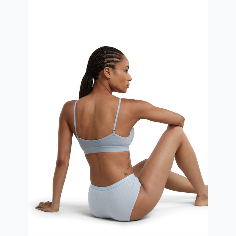 Mutandine termiche da donna Icebreaker Siren Hipkini zinc blue 5