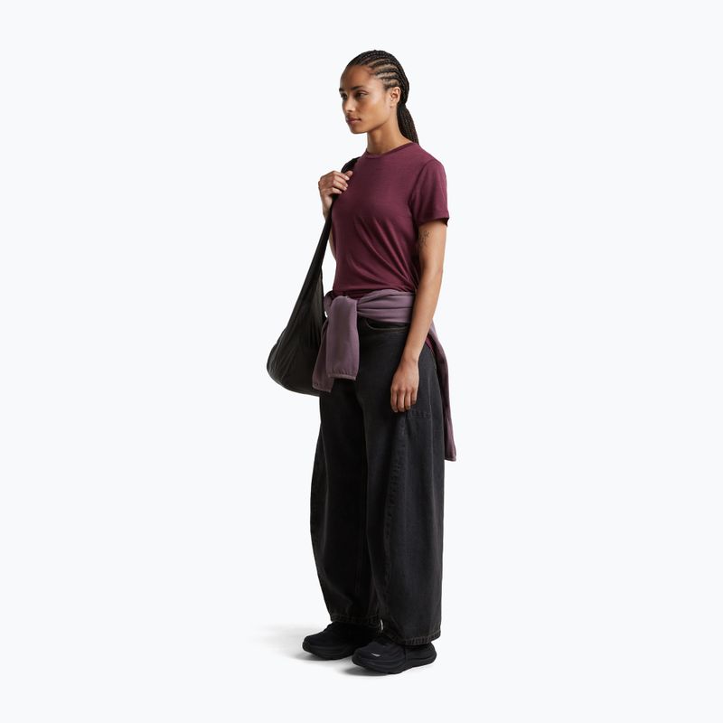 Maglia da trekking da donna icebreaker Merino 150 Tech Lite III dark berry 2