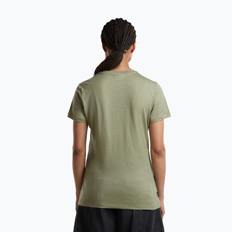 Maglia termica da donna Icebreaker Merino 150 Tech Lite Peaceful Pass Lichen 3